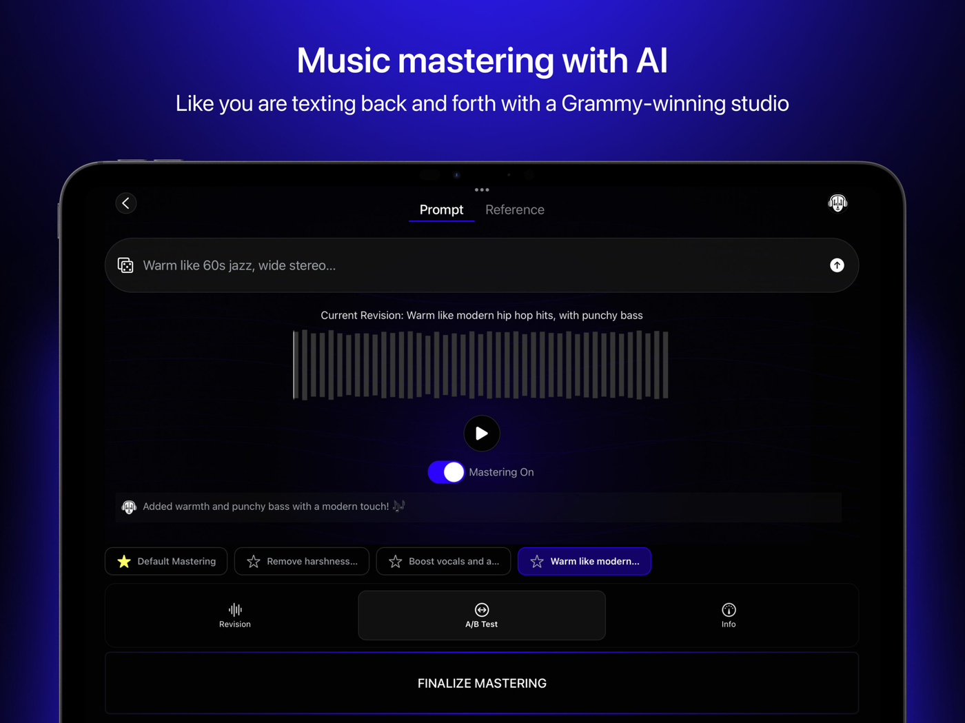 Mastering Your Tracks on the Go: iOS App Launched!